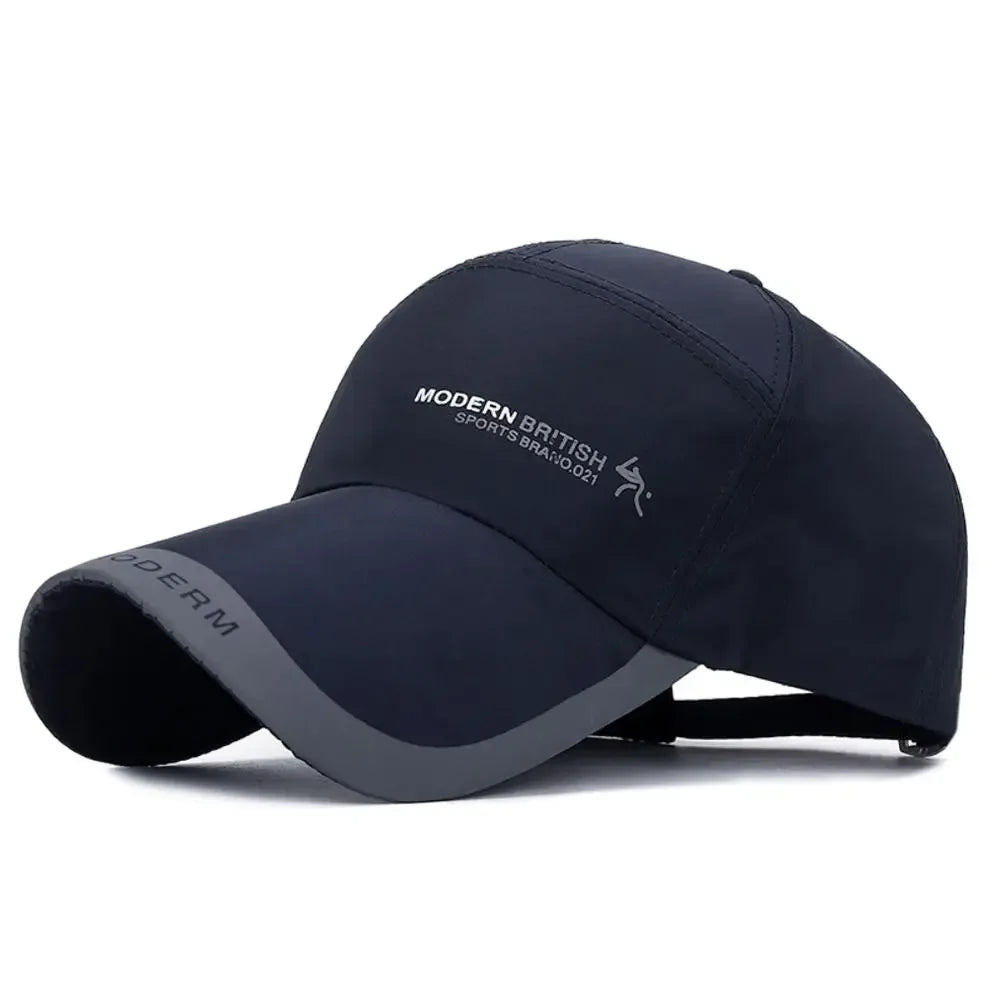 Quick Dry Sports Cap Baseball Cap Solid Color Sun Hat Outdoor Golf Fishing Hats Hat Casual Fashion For Men Women Adjustable