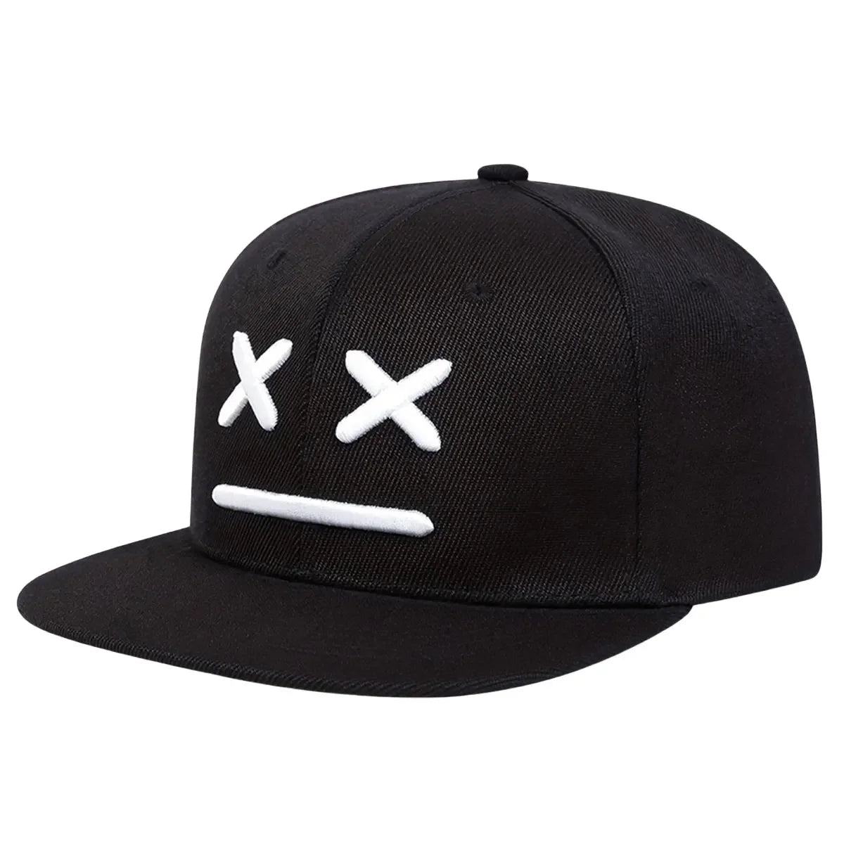 Unisex XX Smiling Face Embroidery Hip-hop Hats Spring Autumn Adjustable Casual Snapback Baseball Caps Sunscreen Hat Sports Cap
