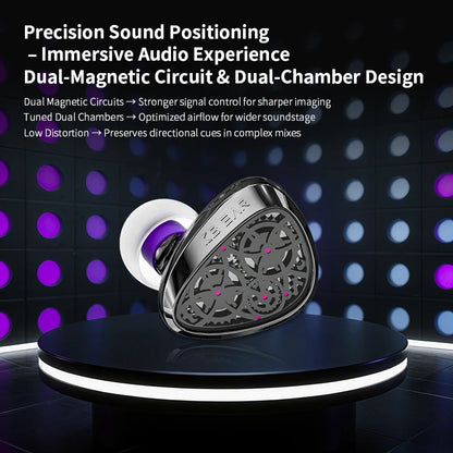 KBEAR Tourbillon-Pro TB-PRO in-Earphone 10mm DD High Resolution TypeC HIFI Wired Earbuds PU+PEEK+DLC Composite Diaphragm