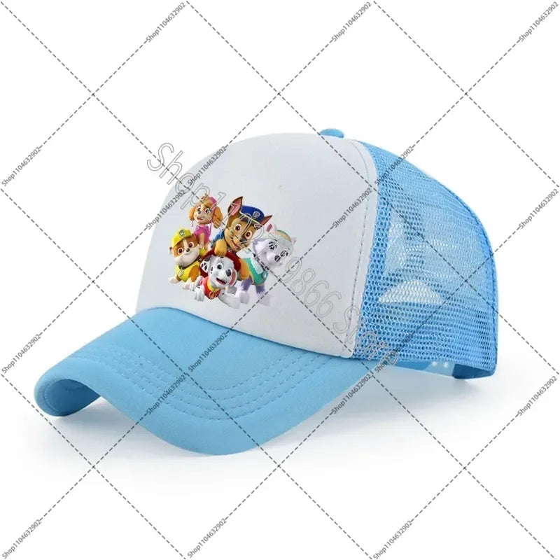Paw Patrol Baseball Cap Skye Chase Cartoon Anime Pattern Printed Hat Unisex Caps Summer Fashion Sun Hats Birthday Party Gifts