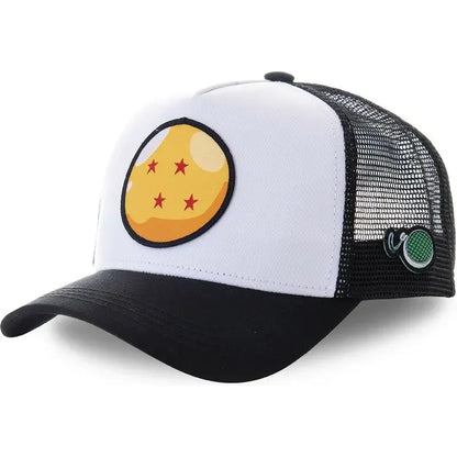 ALL Styles Dragon Ball Baseball Cap Snapback Peaked Cap Men's Embroidery Hip-Hop Cap Style Sun Visor Adjustable Trucker Mesh Cap