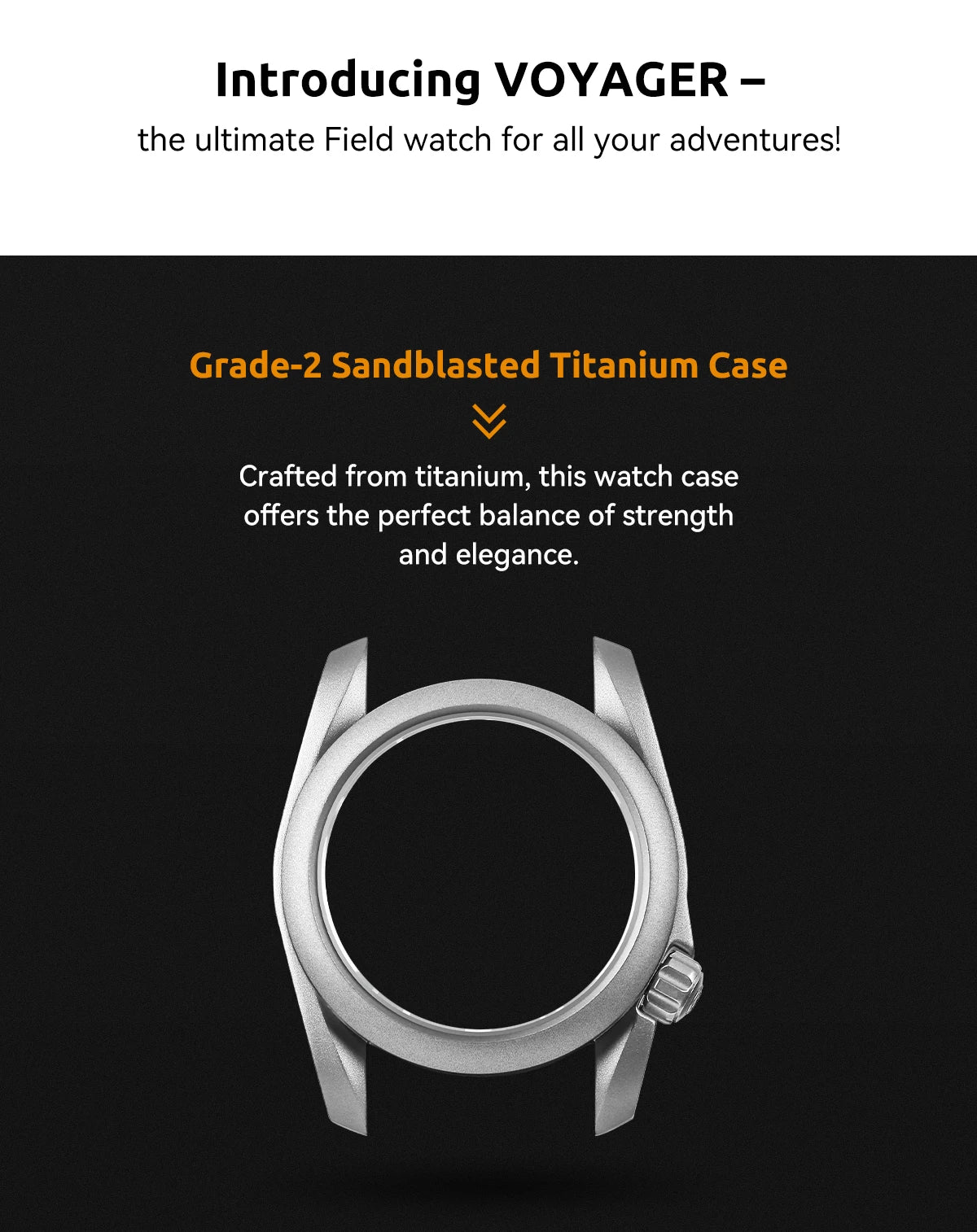 Boderry Field Watches Bronze Case Automatic Mechanical VOYAGER Watch Men's 100M Waterproof Clock Military Top Brand Wristwatch