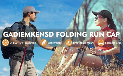 GADIEMKENSD Lightweight Running Cap Sun Hat for Trekking Hiking Quick Dry Breathable Outdoor Sports Unisex