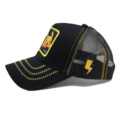 Pokemon Baseball Cap Pikachu Hat Pokemon Cosplay Hip Hop Cap for Girl Boy Children kids Anime Figures Toy Gift Cartoon Hat
