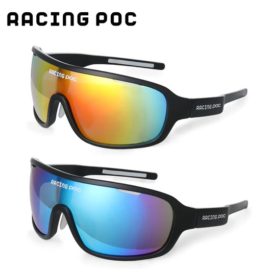 RACING POC New Bike Glasses MTB Goggles Cycling Sunglasses UV Protection Lightweight Sports Eyewear for Men Women Outdoor Riding