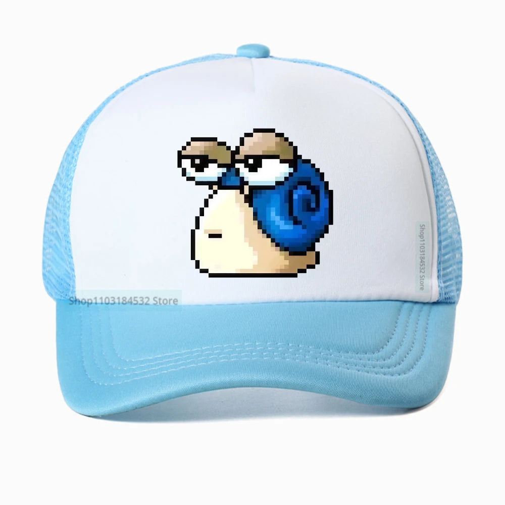 Harajuku MapleStory Kawaii grappige bedrukte baseballpet voor heren, Koreaanse stijl, populair bij gameliefhebbers, otaku en hipsters, personaliseerbare pet