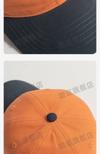 Tiefe Herren-Baseballkappe mit großem Kopfumfang, kontrastfarbig, trendig, allseitig einsetzbar, Sonnenschutz, Damenkappe