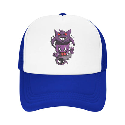 Pokemon Pikachu Trucker Hats Adult Vintage  Dad Hat Trucker Hat Sun Hats Adjustable Snapback Caps Mesh Baseball Caps Summer