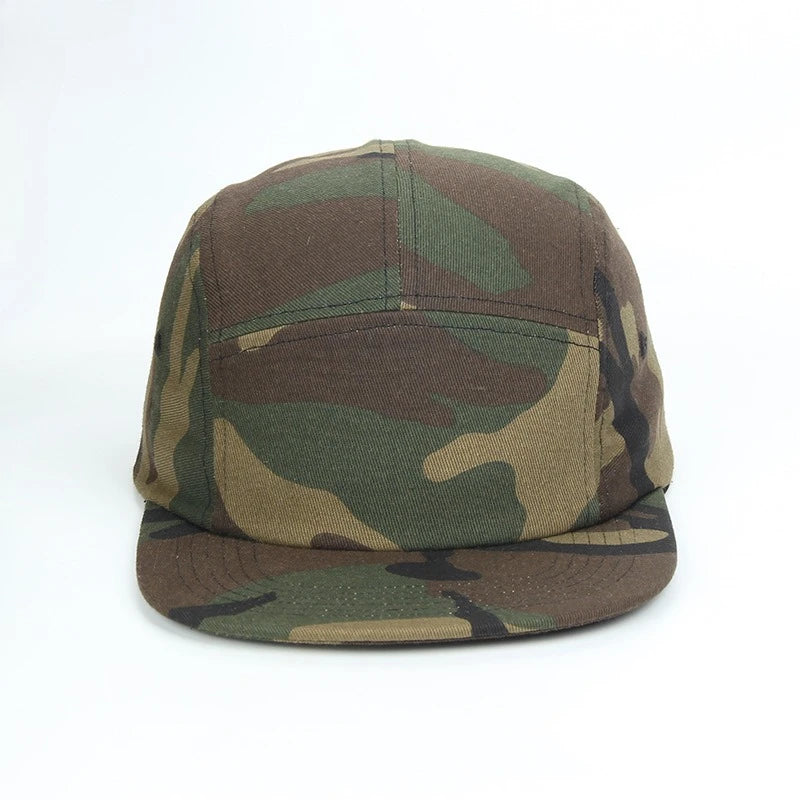 Summer Cotton 5 Panel Big Size Baseball Caps Oversize 62cm Flat Top Sports Snapback Cap Hip Hop Skateboard Hat Custom Wholesale