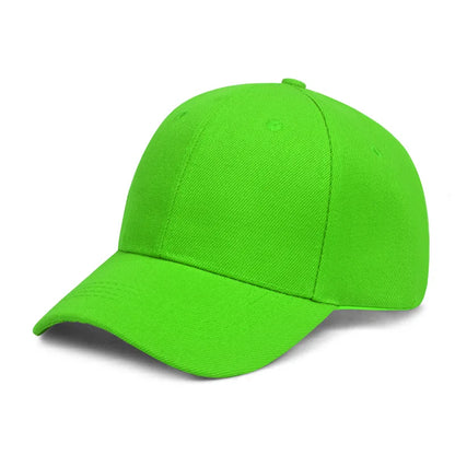 Solid Baseball Cap Cheap Women Men Summer Autumn Spring Sun Visor Hats Yellow Caps