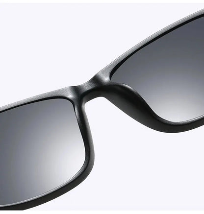 Luxury Men Sunglasses Fashion Vintage Square Ultra Light TR90 Frame Driving Fishing Sun Glasses For Man Eyewear