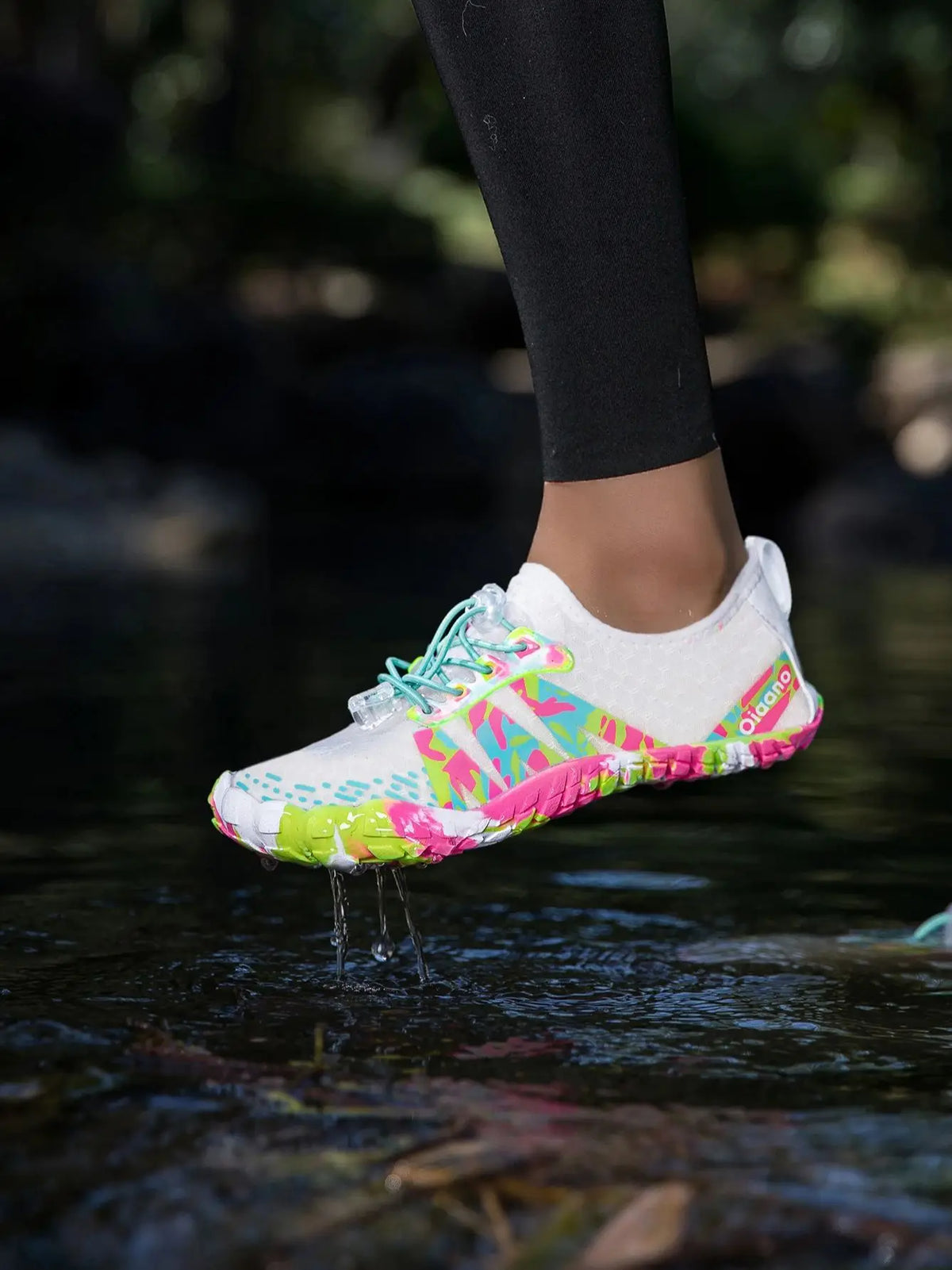 Oiaano Nouvelles chaussures de plage à séchage rapide « Camo » pour homme et femme, sandales aquatiques, baskets aquatiques pour homme, chaussures de sport et de marche