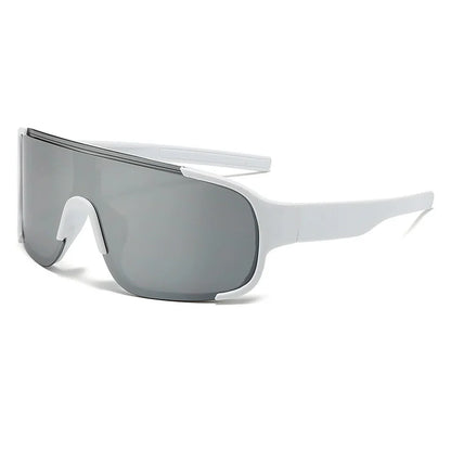 Trendy Women's Polarized Cycling Sunglasses UV400 Windproof Outdoor Sunshade Goggles PC Lenses Sports Glasses for Travel