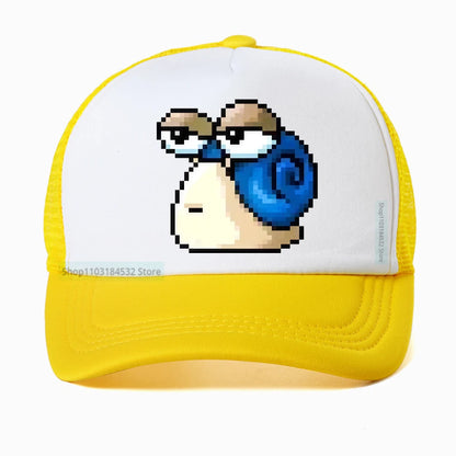 Harajuku MapleStory Kawaii grappige bedrukte baseballpet voor heren, Koreaanse stijl, populair bij gameliefhebbers, otaku en hipsters, personaliseerbare pet