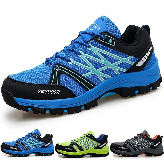 Chaussures de randonnée en maille pour hommes, souliers de voyage respirants, imperméables, pour plein air, chasse, pêche, montagne, équitation, sport