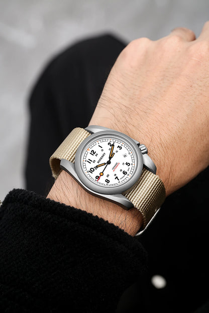 Boderry Field Watches Bronze Case Automatic Mechanical VOYAGER Watch Men's 100M Waterproof Clock Military Top Brand Wristwatch