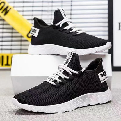 Heren sneakers, casual, lichtgewicht sportschoenen van mesh, zomers, voor heren, outdoor, zachte zool, ademend, comfortabel, modieus, trendy hardloopschoen