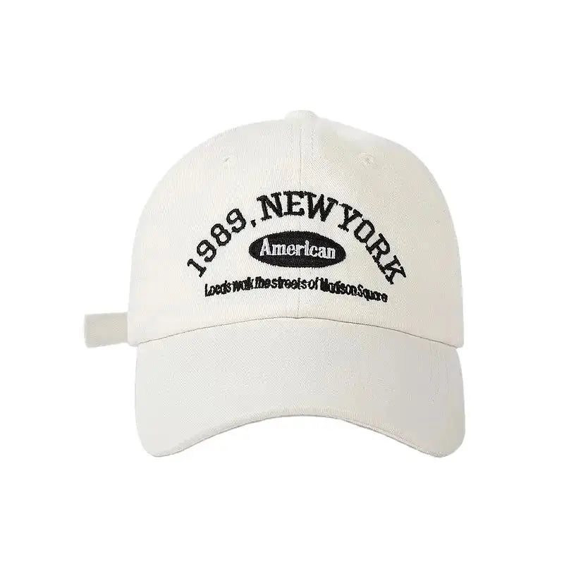 Broderad baseballkeps med mjukt skärm, dam-, sport- och herrmodell, unisex