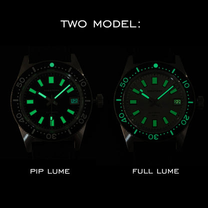 62MAS Diver Men Watch 38mm Original Sapphire Glass Nh35 Automatic Mechanical Waterproof Luminous Date Ceramic Bezel 200M Pro v3