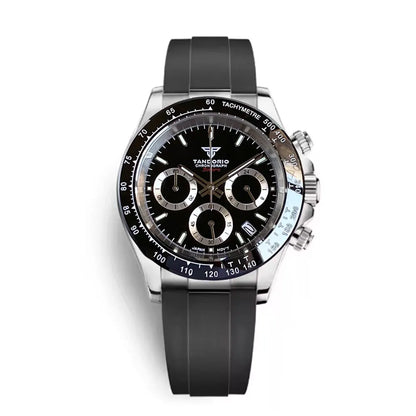 Luxuriöse VK63 Herrenuhr mit Quarzwerk, Business-Chronograph, 39mm, Stahl/Roségold, Datum, leuchtendes Zifferblatt, voll funktionsfähiger Chronograph