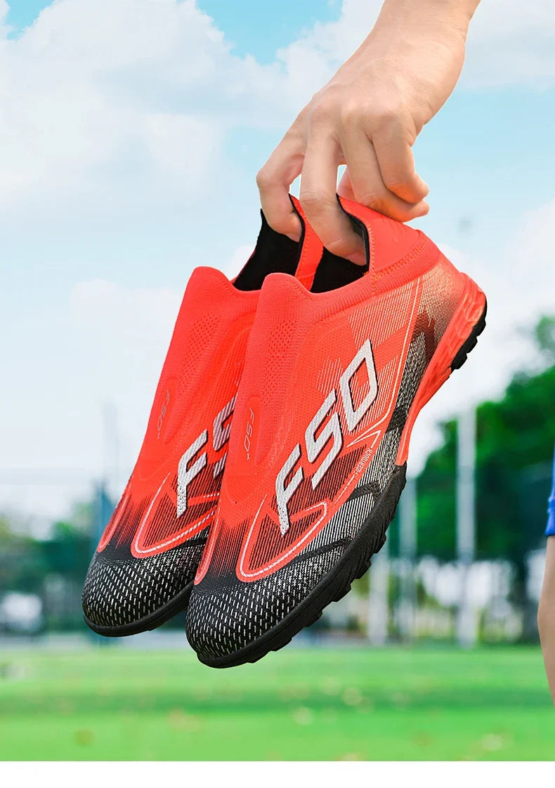 Men New Indoor TF Football Boots High Quality Training Original Male Breathable Non Slip Soccer Shoes Turf Futsal Football Shoes