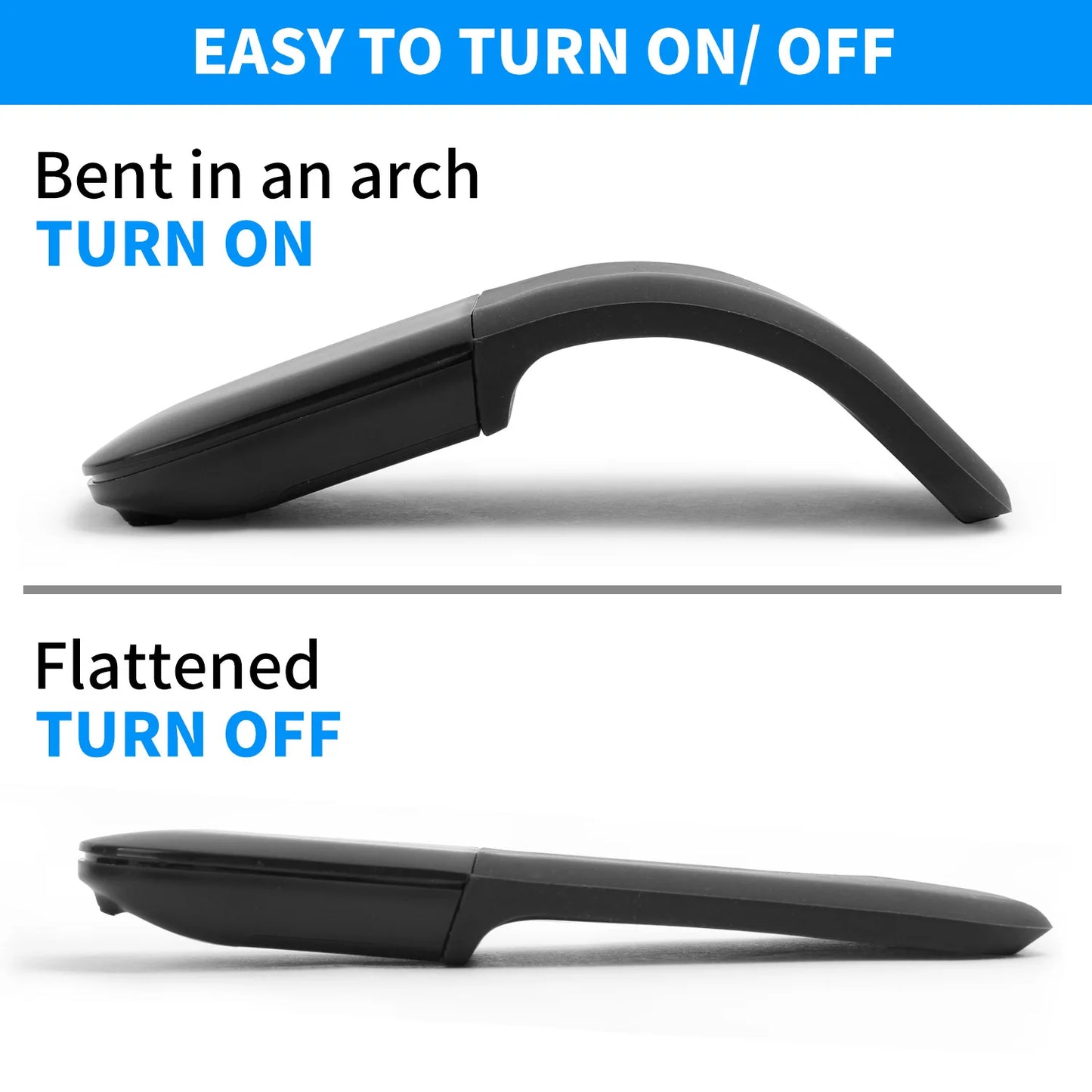 Bluetooth Arc Touch Mouse For Microsoft Surface Wireless Ergonomic Mause Computer 3D Silent Laser Mice For Laptop PC Windows