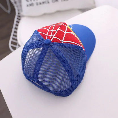 Cappellino da baseball Spider-Man per ragazzi e ragazze, cappelli da supereroe, cappello da sole, regalo di compleanno per bambini, accessori per cosplay, cappellini alla moda