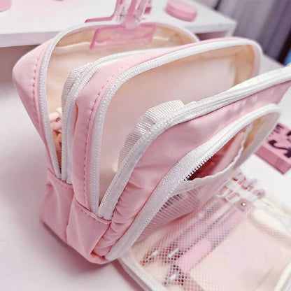 Кутия за химикалки Fortnite с креативен геймърски десен, моливник Harajuku, чанта за съхранение за момчета и момичета, ученически принадлежности за начало на учебната година, подаръци за рожден ден и парти