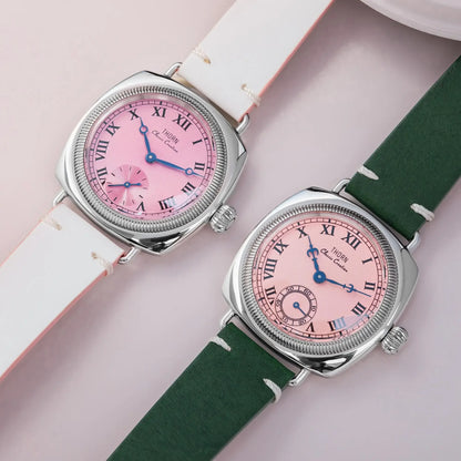 THORN  T002 Watch Tribute To Classic Oyster Style Antique Pillow Shaped Watch, Retro Watch, Men's and Women's Couple Watches