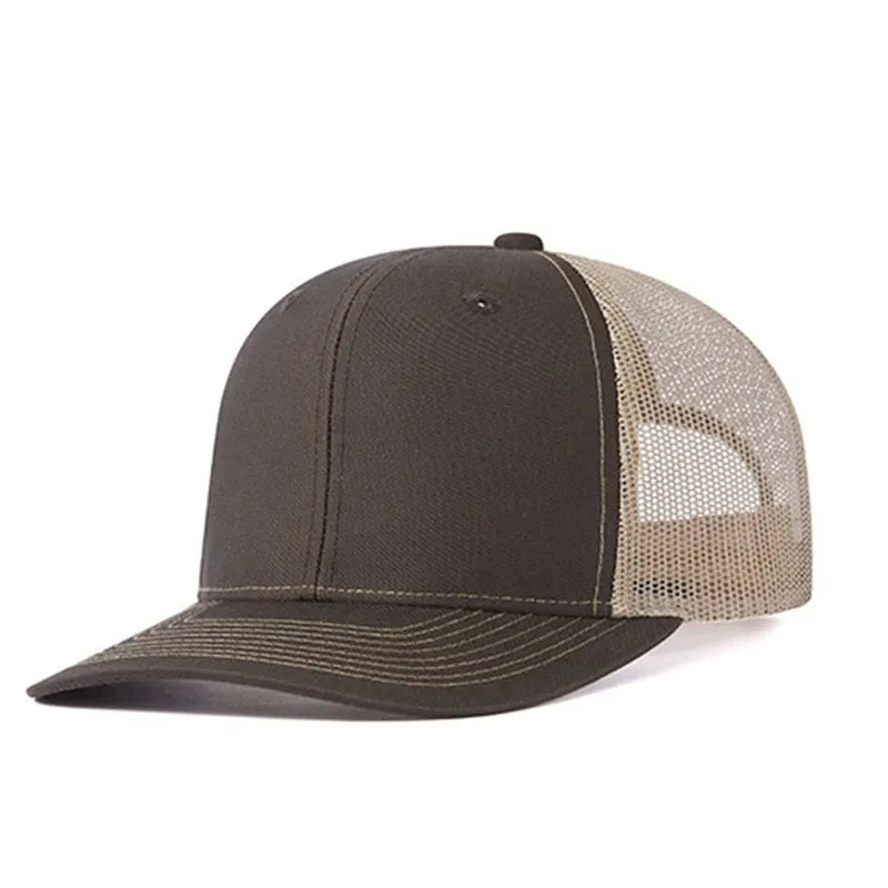 Breathable Mesh Classic Baseball Cap forMem Women Casual Trucker Hat Breathable Adjustable Snapback Unisex Active Sporty Dad Cap
