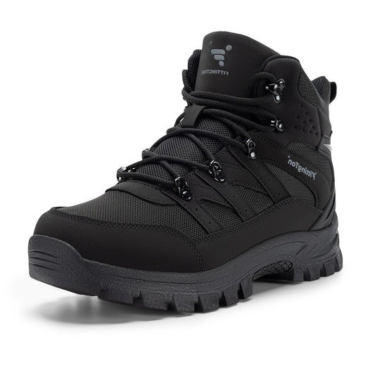 Bottes de randonnée Fittington pour hommes, à bout large, imperméables, montantes, tactiques, militaires, chaussures de trekking pour hommes, antidérapantes pour l'automne.