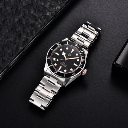 Montre automatique pour homme PAGANI DESIGN – Modèle de luxe type BB58, montre-bracelet mécanique, sportive, en acier inoxydable et étanche