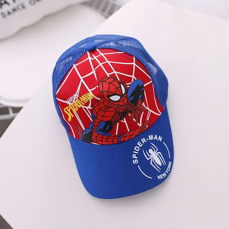 Cappellino da baseball Spider-Man per ragazzi e ragazze, cappelli da supereroe, cappello da sole, regalo di compleanno per bambini, accessori per cosplay, cappellini alla moda