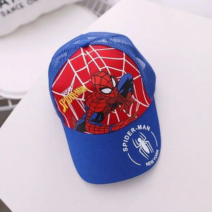 Cappellino da baseball Spider-Man per ragazzi e ragazze, cappelli da supereroe, cappello da sole, regalo di compleanno per bambini, accessori per cosplay, cappellini alla moda