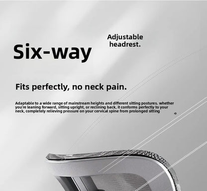 Ergonomic Office Chair Recliner Computer Chair with Adjustable Height, Swivel Gaming Chair, Lumbar Support, Comfortable E-Sports Chair