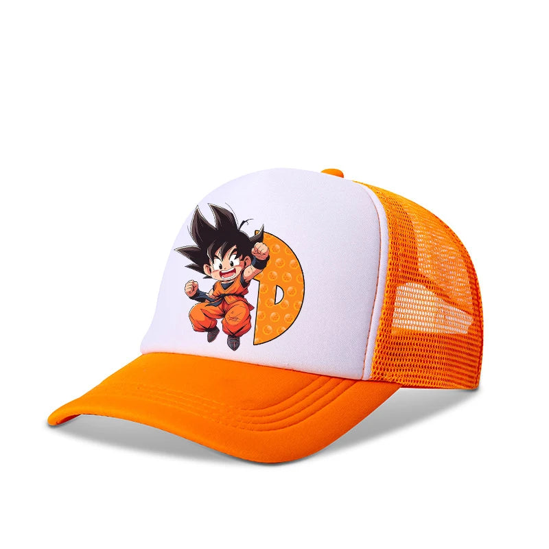 Dragons Ball Baseball Cap Anime Children Adult Base Hat Cartoon Summer Breathable Caps Kids Boys Outdoor Casual Sunshade Hats