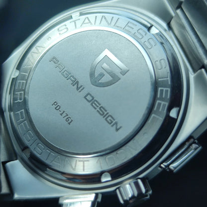 PAGANI DESIGN Men Quartz Watches Sports Waterproof WristWatch for Men Sapphire Glass Automatic Watch Relogio Masculino PD1761