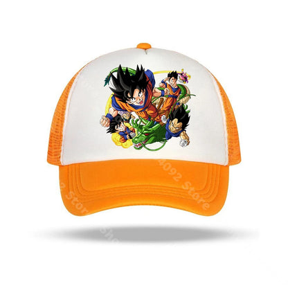 Dragon Ball-baseballkasketter med anime-figurer, solhat til børn og voksne, sommerhatte, åndbare, afslappede hatte, justerbare kasketter med skygge, gaver