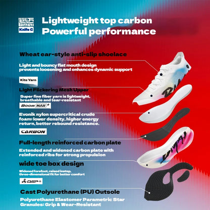 BMAI New 42KM Marathon heren- en damessportschoenen, dempende hardloopschoenen, ademende sportschoenen voor vrouwen, designer sportschoenen voor mannen