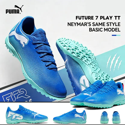 PUMA Mens TT Cleat Soccer Shoes 107943-01 One Piece Tongue Lace Up Football Boots