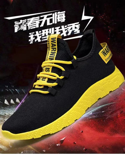Heren sneakers, casual, lichtgewicht sportschoenen van mesh, zomers, voor heren, outdoor, zachte zool, ademend, comfortabel, modieus, trendy hardloopschoen