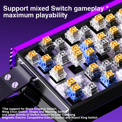 AULA HERO68 HE Magnetic Switch Keyboard Rapid Trigger 8K Polling Rate Esports Gaming Keyboard RGB Wired Mechanical Keyboard