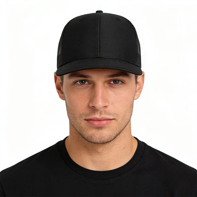 Breathable Mesh Classic Baseball Cap forMem Women Casual Trucker Hat Breathable Adjustable Snapback Unisex Active Sporty Dad Cap