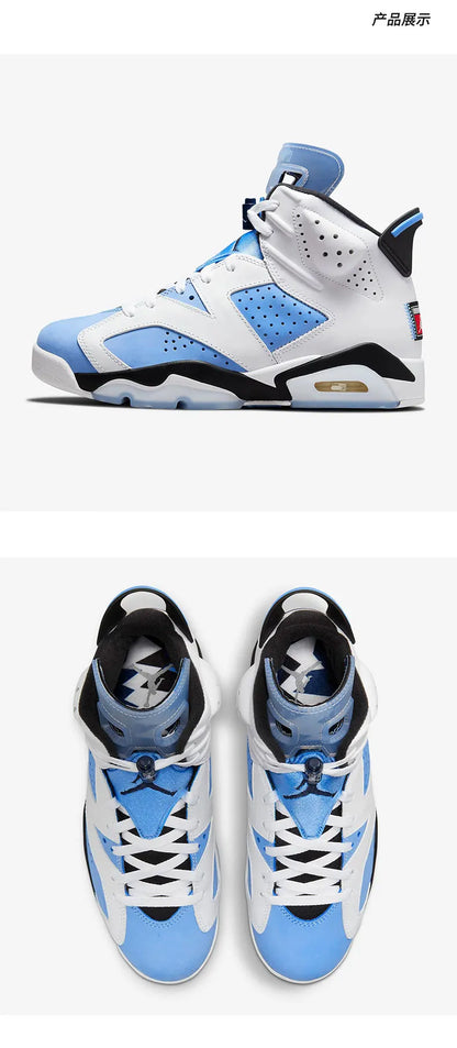 Nike originali da uomo Air Jordan 6, scarpe sportive da basket alte CT8529-410