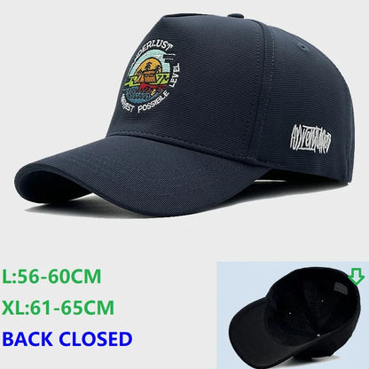 Didelio dydžio uždaros nugaros beisbolo kepurės, tinklinės, kvėpuojančios „trucker“ kepurės didelės galvos vyrams, itin didelės galvos, aukštos sportinės kepurės, 60 cm, 65 cm