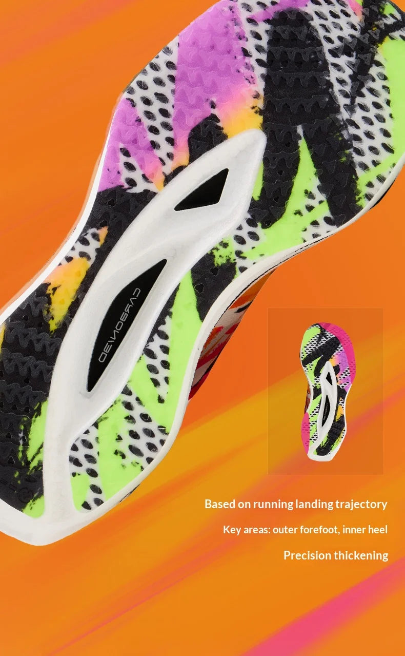 BMAI Ademende 20 km marathon-sneakers voor heren met dempende koolstofplaat – sportschoenen voor heren – casual luxe sportschoenen – hardloopschoenen voor heren