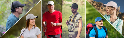 GADIEMKENSD Lehká prodyšná outdoorová čepice s ochranou proti slunci UPF 50+ – módní sluneční klobouky pro muže a ženy, vhodné pro outdoorové sporty
