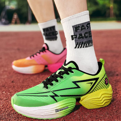 Professionelle Sport-Laufschuhe für Herren und Damen – bequeme Marathon- und Jogging-Trainingsschuhe, stoßdämpfend, hohe Rückfederung, rutschfest, für Rennen geeignet