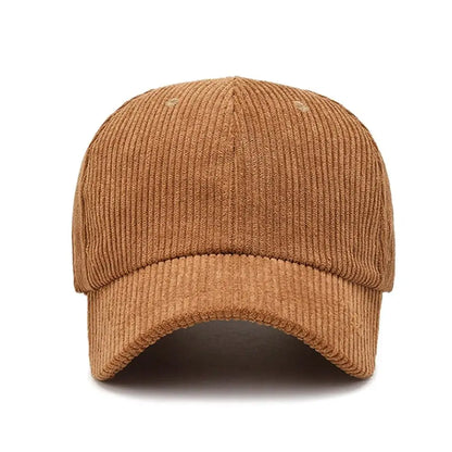 Unisex-baseballkeps i corduroy, justerbar solhatt, hiphop-keps för män