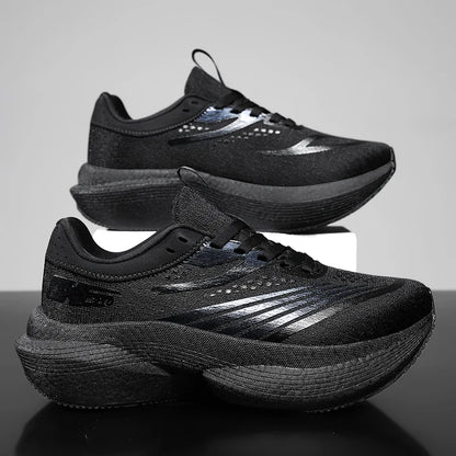 New Running Shoes Carbon Board Marathon Men Sports Breathable Lightweight Women's Comfortable Athletic Nonskid Sneakers Casual